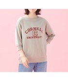 【エニィファム/any FAM】の【洗濯機可/UVケア】カレッジコラボトレーナー エクリュ×レッド刺繡|ID: prp329100004434009 ipo3291000000032661380