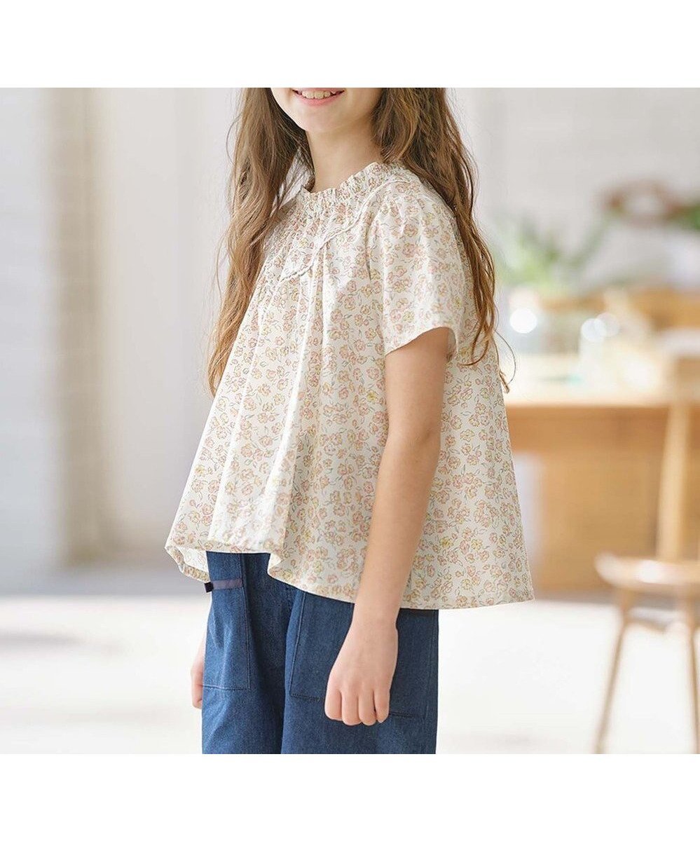【組曲 / KIDS/KUMIKYOKU】の【110-140㎝】サクラララ・ブラウス 人気、トレンドファッション・服の通販 founy(ファニー) 　ファッション　Fashion　キッズファッション　KIDS Children’s Clothing　トップス・カットソー　Tops/Tees/Kids　夏　Summer　春　Spring　S/S・春夏　Ss・Spring/Summer　 other-1|ID: prp329100004434832 ipo3291000000032662430