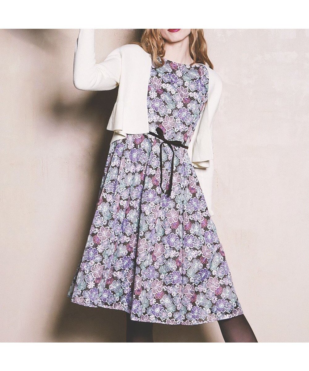 【トッカ/TOCCA】の【洗える】BUTTERFLY BUSH ドレス インテリア・キッズ・メンズ・レディースファッション・服の通販 founy(ファニー) 　ファッション　Fashion　レディースファッション　Fashion for Women　ワンピース　Dresses　フォーマル・パーティードレス・結婚式用ドレス　Elegant & Casual Dresses　ドレス　Dress, One-Piece　バタフライ　Butterfly, Butterfly Motif　夏　Summer　S/S・春夏　SS, Spring/Summer, Warm Season　洗える　Machine Washable　A/W・秋冬　Autumn/Winter　ブラウン系7|ID: prp329100004435455 ipo3291000000032746155