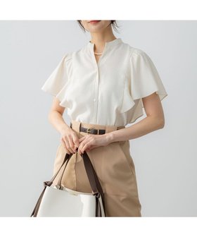 【組曲/KUMIKYOKU】の【WEB限定】ヴィンテージジョーゼットスキッパー ブラウス 人気、トレンドファッション・服の通販 founy(ファニー) ファッション Fashion レディースファッション Fashion for Women トップス・カットソー Cut & Sew Tops シャツ・ブラウス・オフィスカジュアル Elegant Blouses & Button-Ups エアリー Airy Texture ヴィンテージ Vintage Style 春 Spring シアー Sheer, See-Through フレア Flare, Flared S/S・春夏 SS, Spring/Summer, Warm Season 夏 Summer エレガント 上品 Elegant |ID:prp329100004436670