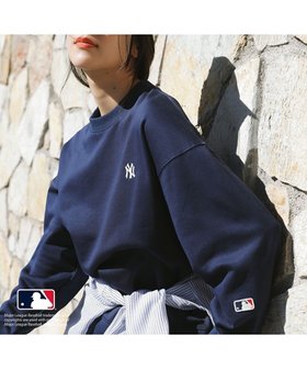 【エニィファム/any FAM】の【洗濯機可/UVケア】MLB/メジャーリーグベースボール クルーネックスウェット 人気、トレンドファッション・服の通販 founy(ファニー) ファッション Fashion レディースファッション WOMEN トップス・カットソー Tops/Tshirt シャツ/ブラウス Shirts/Blouses パーカ Sweats ロング / Tシャツ T-Shirts スウェット Sweat カットソー Cut and Sewn インナー Inner 春 Spring カットソー Cut And Sew シンプル Simple スウェット Sweat スポーツ Sports タートルネック Turtleneck バランス Balance S/S・春夏 Ss・Spring/Summer おすすめ Recommend 夏 Summer ビジネス 仕事 通勤 Business |ID:prp329100004436711