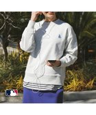 【エニィファム/any FAM】の【洗濯機可/UVケア】MLB/メジャーリーグベースボール クルーネックスウェット ライトグレー|ID: prp329100004436711 ipo3291000000031973304