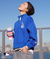 【エニィファム/any FAM】の【洗濯機可/UVケア】MLB/メジャーリーグベースボール ジップスウェット 人気、トレンドファッション・服の通販 founy(ファニー) ファッション Fashion レディースファッション WOMEN トップス・カットソー Tops/Tshirt シャツ/ブラウス Shirts/Blouses パーカ Sweats ロング / Tシャツ T-Shirts スウェット Sweat カットソー Cut and Sewn インナー Inner 春 Spring カットソー Cut And Sew シンプル Simple スウェット Sweat スポーツ Sports タートルネック Turtleneck チャーム Charm バランス Balance S/S・春夏 Ss・Spring/Summer NEW・新作・新着・新入荷 New Arrivals おすすめ Recommend 夏 Summer ビジネス 仕事 通勤 Business |ID:prp329100004436720