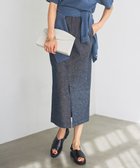 【自由区/JIYU-KU】の【カタログ掲載・洗える】コットンリネンシャンブレー スカート インディゴ系|ID: prp329100004436740 ipo3291000000031766596