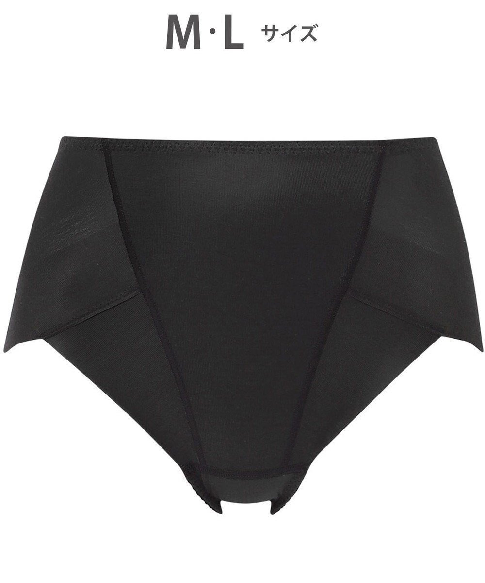 【ウィング/Wing】の美尻も叶える補整ショーツ 【Pパンツ】 はきこみ丈ふかめ KJ4200 ウイング/ワコール インテリア・キッズ・メンズ・レディースファッション・服の通販 founy(ファニー) 　ファッション　Fashion　レディースファッション　WOMEN　パンツ　Pants　アンダー　Under　ギャザー　Gather　ショーツ　Shorts　フィット　Fit　フラット　Flat　フロント　Front　ブラック|ID: prp329100004436873 ipo3291000000031640065