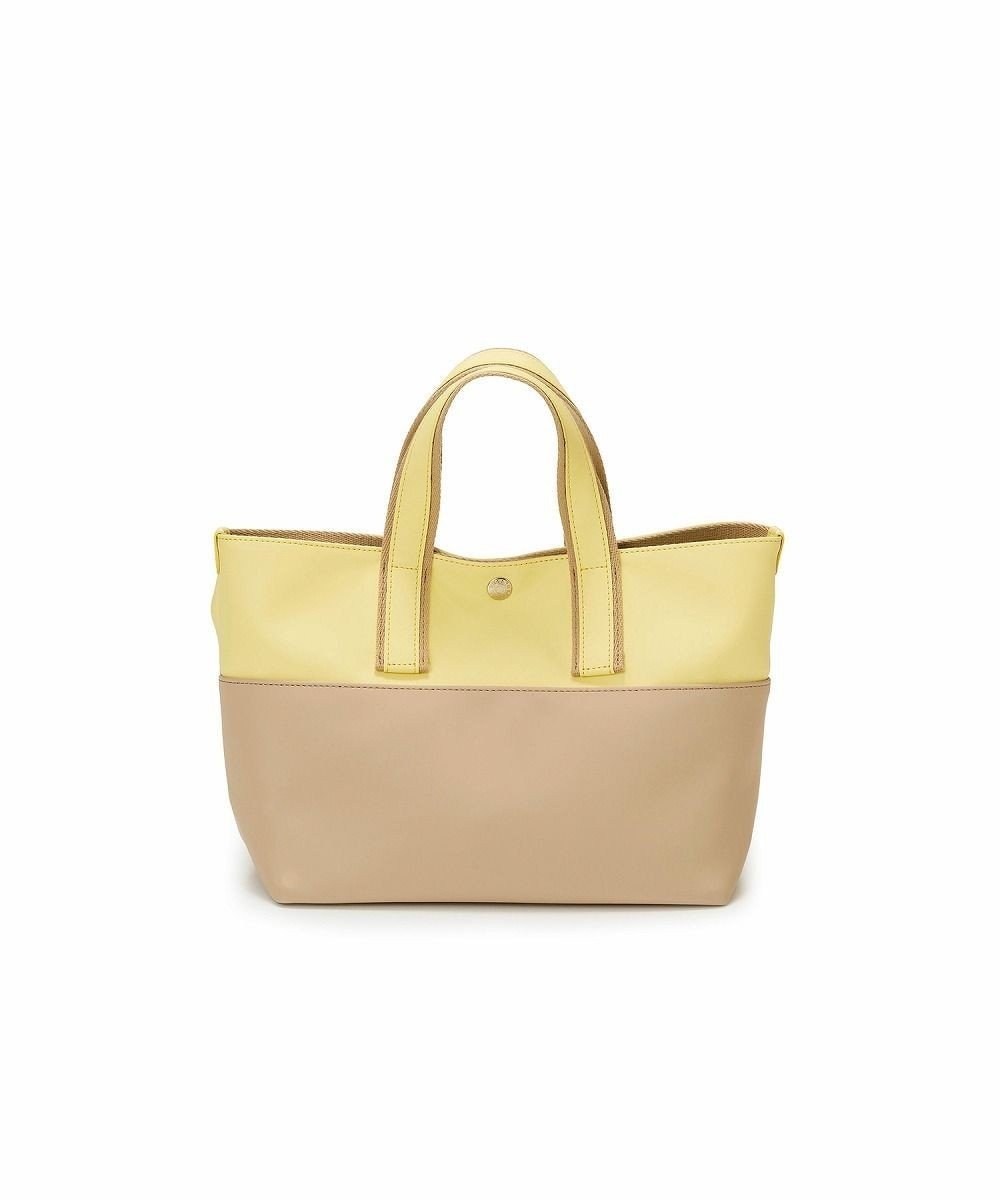 【トプカピ/TOPKAPI】の【Breath TOPKAPI】Bright ブライト カラーブロックミニ トートバッグ インテリア・キッズ・メンズ・レディースファッション・服の通販 founy(ファニー) 　ファッション　Fashion　レディースファッション　WOMEN　バッグ　Bag　サテン　Satin　フラップ　Flap　ブライト　Bright　ブロック　Block　ポケット　Pocket　軽量　Lightweight　レモンイエロー|ID: prp329100004436986 ipo3291000000031925892