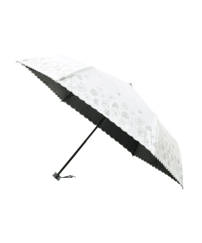 【ムーンバット/MOONBAT】の【一級遮光/晴雨兼用日傘】ランバン オン ブルー (LANVIN en Blue) 折りたたみ日傘 フラワーグリッター インテリア・キッズ・メンズ・レディースファッション・服の通販 founy(ファニー) https://founy.com/ ファッション Fashion レディースファッション WOMEN 傘 / レイングッズ Umbrellas/Rainwear ガーリー Girly グリッター Glitter 傘 Umbrella スカラップ Scalloped 手描き Hand Drawn フェミニン Feminine フラワー Flower 日傘 Parasol ミックス Mix |ID: prp329100004436996 ipo3291000000031975518
