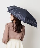 【ムーンバット/MOONBAT】の【一級遮光/晴雨兼用日傘】ランバン オン ブルー (LANVIN en Blue) 折りたたみ日傘 フラワーグリッター ディープブルー|ID: prp329100004436996 ipo3291000000031975522