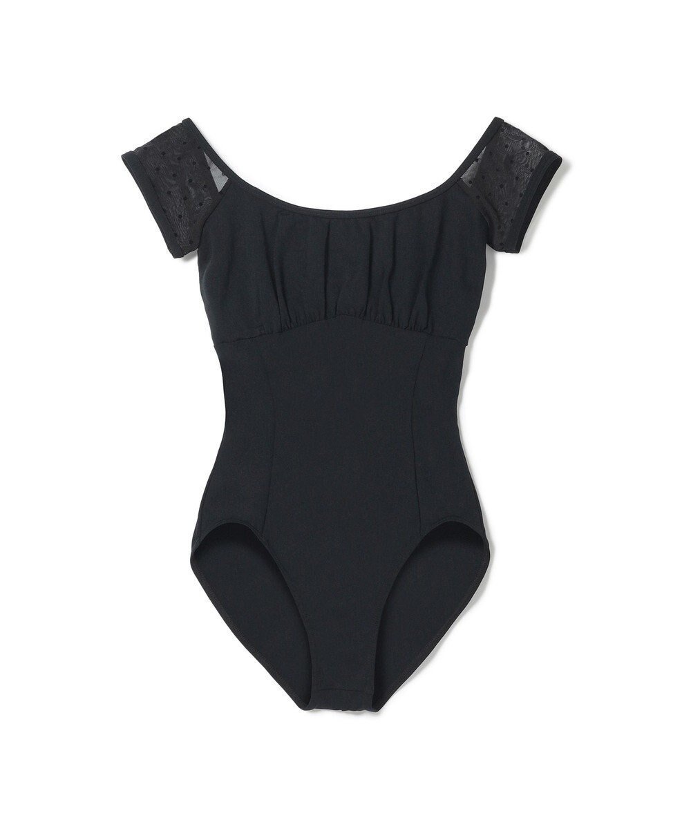【チャコット/Chacott】のフレンチスリーブレオタード 人気、トレンドファッション・服の通販 founy(ファニー) 　ファッション　Fashion　レディースファッション　WOMEN　カッティング　Cutting　ギャザー　Gather　コンパクト　Compact　ストレッチ　Stretch　チュール　Tulle　ドット　Dot　バランス　Balance　モノトーン　Monotone　リボン　Ribbon　人気　Popularity　 other-1|ID: prp329100004437438 ipo3291000000032280739