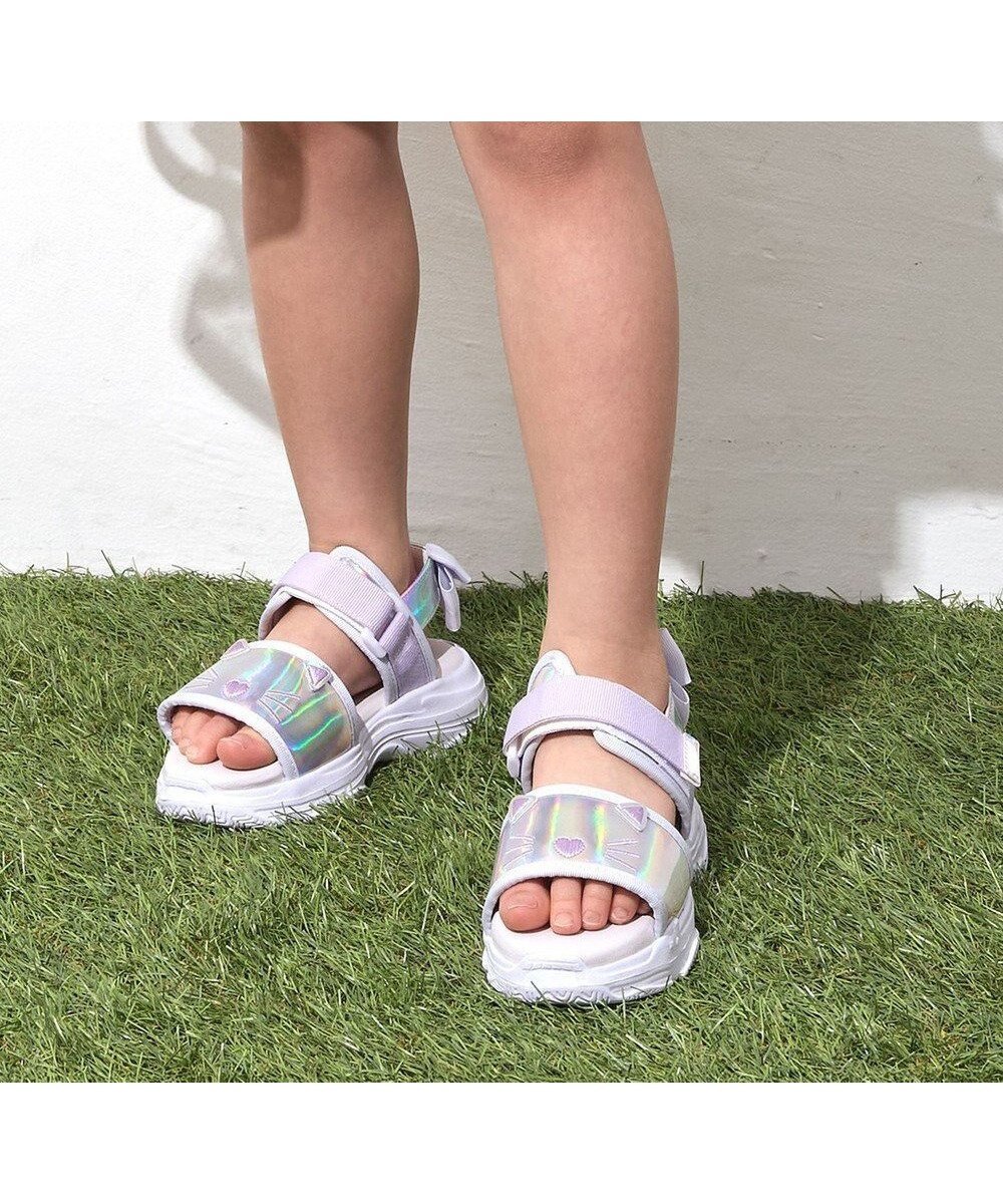 【エニィ/ANY / KIDS】の厚底ニャンダル 人気、トレンドファッション・服の通販 founy(ファニー) ファッション Fashion キッズファッション Fashion for Kids サンダル Sandals, Summer Shoes スマホ Smartphone, Mobile Device ネコ Cat, Feline Motif リボン Ribbon, Bow 人気 Popular, Best Seller 再入荷 Restock / Back in Stock 厚底 Platform Shoes 夏 Summer 春 Spring S/S・春夏 SS, Spring/Summer, Warm Season other-1|ID: prp329100004437919 ipo3291000000034745397