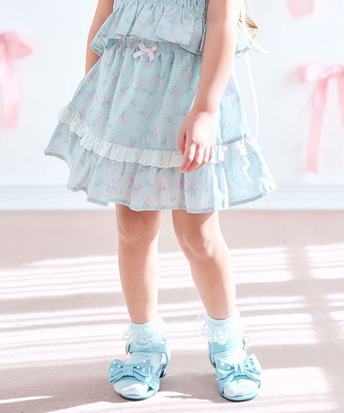 【エニファム/any FAM / KIDS】のフラワー×リボン スカパン インテリア・キッズ・メンズ・レディースファッション・服の通販 founy(ファニー) https://founy.com/ ファッション Fashion キッズファッション KIDS インナー Inner トレンド Trend ビスチェ Bustier フラワー Flower プリント Print ポケット Pocket リボン Ribbon レース Race 夏 Summer 春 Spring S/S・春夏 Ss・Spring/Summer |ID: prp329100004437931 ipo3291000000030997164