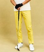 【23区 ゴルフ/23区GOLF / MEN】の【MEN】【接触冷感/UVケア】ウエストにジャストフィット ウエストムーブ パンツ 選べる5色展開 イエロー系|ID: prp329100004437942 ipo3291000000032633616