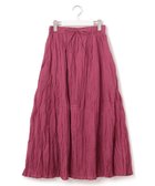 【ジェイプレスヨークストリート/J.PRESS YORK STREET】の【WOMEN】クリンクルフレアギャザー スカート パープル系|ID: prp329100004438039 ipo3291000000032209711