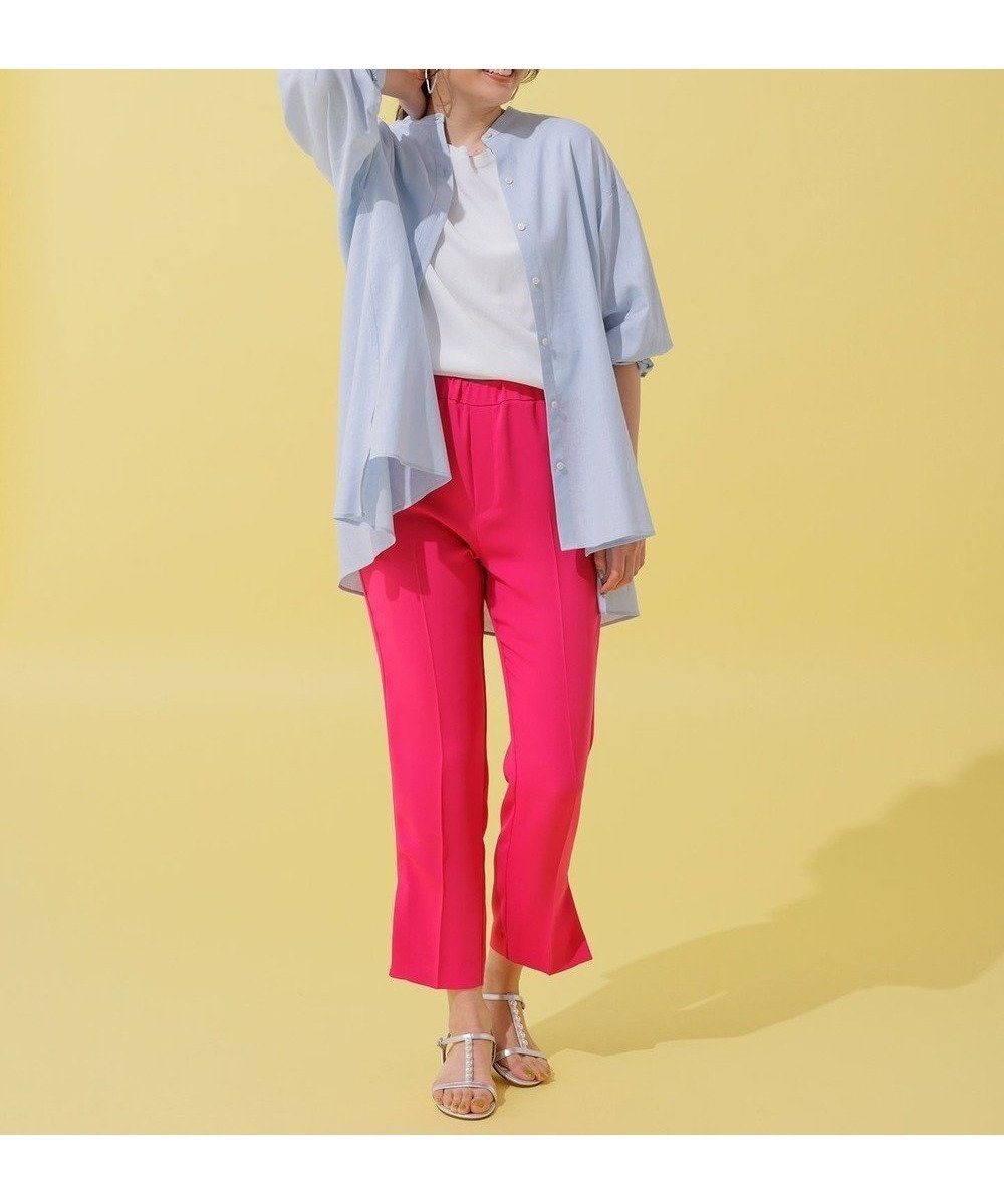 【アンフィーロ 自由区/UNFILO】の【洗える】カラー テーパードパンツ 人気、トレンドファッション・服の通販 founy(ファニー) 　ファッション　Fashion　レディースファッション　WOMEN　パンツ　Pants　春　Spring　洗える　Washable　ストレッチ　Stretch　センター　Center　雑誌　Magazine　S/S・春夏　Ss・Spring/Summer　夏　Summer　エレガント 上品　Elegant　ビジネス 仕事 通勤　Business　 other-1|ID: prp329100004438067 ipo3291000000031969463