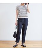 【アンフィーロ 自由区/UNFILO】の【洗える】カラー テーパードパンツ ブラック|ID: prp329100004438067 ipo3291000000034211742