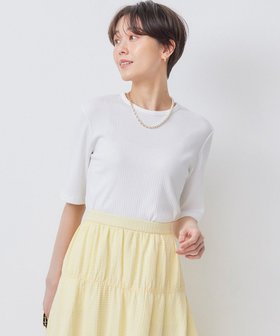 【組曲/KUMIKYOKU】 ベーシックリブTシャツ人気、トレンドファッション・服の通販 founy(ファニー) ファッション Fashion レディースファッション WOMEN トップス・カットソー Tops/Tshirt シャツ/ブラウス Shirts/Blouses ロング / Tシャツ T-Shirts カットソー Cut and Sewn インナー Inner カットソー Cut And Sew コンパクト Compact ストレッチ Stretch テレコ Tereko ベーシック Basic 夏 Summer 春 Spring S/S・春夏 Ss・Spring/Summer |ID:prp329100004438107