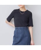 【組曲/KUMIKYOKU】のベーシックリブTシャツ 人気、トレンドファッション・服の通販 founy(ファニー) ファッション Fashion レディースファッション WOMEN トップス・カットソー Tops/Tshirt シャツ/ブラウス Shirts/Blouses ロング / Tシャツ T-Shirts カットソー Cut and Sewn インナー Inner カットソー Cut And Sew コンパクト Compact ストレッチ Stretch テレコ Tereko ベーシック Basic 夏 Summer 春 Spring S/S・春夏 Ss・Spring/Summer thumbnail ブラック系|ID: prp329100004438107 ipo3291000000031563291