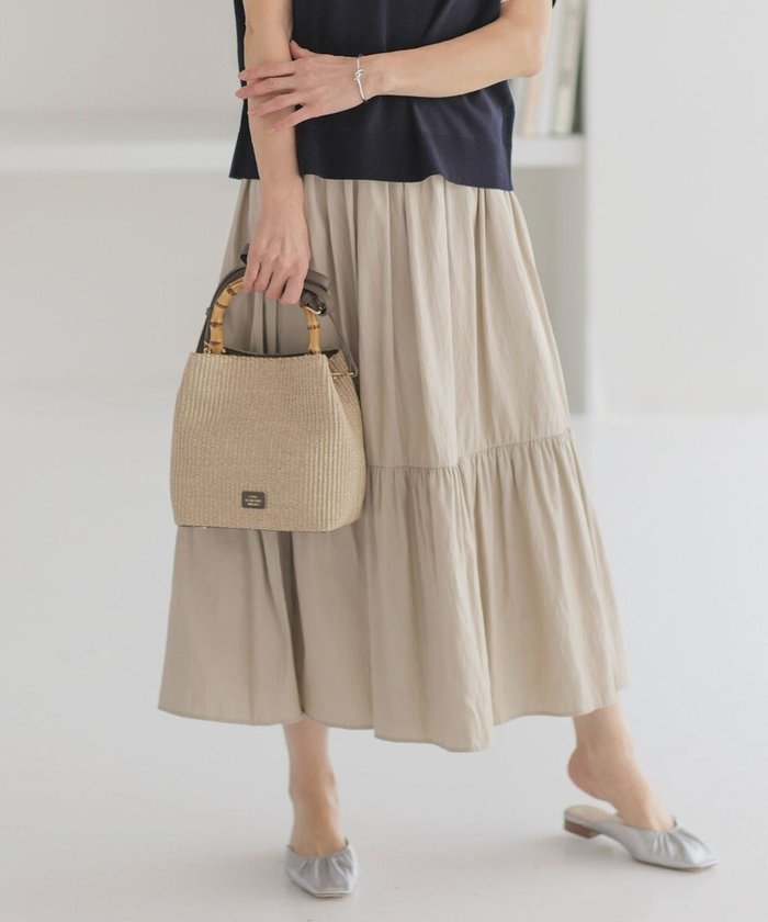 【ジェイ プレス/J.PRESS】の【洗える】シャンブレーツイル ティアード スカート インテリア・キッズ・メンズ・レディースファッション・服の通販 founy(ファニー) https://founy.com/ ファッション Fashion レディースファッション Fashion for Women スカート Skirts ティアードスカート Tiered Skirts シャンブレー Chambray, Denim-Like Fabric タンブラー Tumbler, Travel Mug ティアード Tiered, Tiered Style ティアードスカート Tiered Skirt, Flounced Skirt デニム Denim, Jeans Material リアル Real, Realistic ロング Long, Long-Length 夏 Summer 春 Spring S/S・春夏 SS, Spring/Summer, Warm Season 洗える Machine Washable |ID: prp329100004438251 ipo3291000000034310092