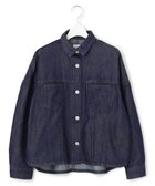 【ジェイプレスヨークストリート/J.PRESS YORK STREET】の【WOMEN】ソフトワイドデニム シャツジャケット ネイビー系|ID: prp329100004438288 ipo3291000000031792096