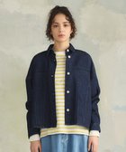 【ジェイプレスヨークストリート/J.PRESS YORK STREET】の【WOMEN】ソフトワイドデニム シャツジャケット ネイビー系|ID: prp329100004438288 ipo3291000000033574464