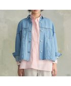 【ジェイプレスヨークストリート/J.PRESS YORK STREET】の【WOMEN】ソフトワイドデニム シャツジャケット ダルブルー系|ID: prp329100004438288 ipo3291000000033574465