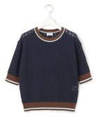 【ジェイプレスヨークストリート/J.PRESS YORK STREET】の【WOMEN】コットンベーシック ニットプルオーバー ネイビー系|ID: prp329100004438293 ipo3291000000032667612