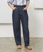 【ジェイプレスヨークストリート/J.PRESS YORK STREET】の【WOMEN】ソフトワイドデニム パンツ ネイビー系|ID: prp329100004438299 ipo3291000000032563854