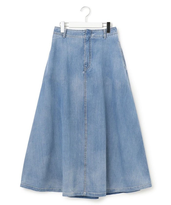 【ジェイプレスヨークストリート/J.PRESS YORK STREET】の【WOMEN】ライトダンガリー デニムスカート インテリア・キッズ・メンズ・レディースファッション・服の通販 founy(ファニー) https://founy.com/ ファッション Fashion レディースファッション WOMEN スカート Skirt デニムスカート Denim Skirts 春 Spring ギャザー Gather サンダル Sandals ショート Short スウェット Sweat スニーカー Sneakers デニム Denim フレア Flare ポケット Pocket マキシ Maxi リラックス Relax S/S・春夏 Ss・Spring/Summer 夏 Summer |ID: prp329100004438302 ipo3291000000031001440