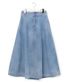 【ジェイプレスヨークストリート/J.PRESS YORK STREET】の【WOMEN】ライトダンガリー デニムスカート ダルブルー系|ID: prp329100004438302 ipo3291000000031001444