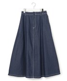 【ジェイプレスヨークストリート/J.PRESS YORK STREET】の【WOMEN】ライトダンガリー デニムスカート ネイビー系|ID: prp329100004438302 ipo3291000000031001448