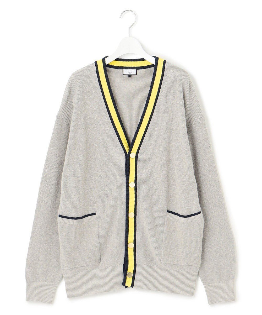 【ジェイプレスヨークストリート/J.PRESS YORK STREET】の【UNISEX】コットンベーシック カーディガン インテリア・キッズ・メンズ・レディースファッション・服の通販 founy(ファニー) 　ファッション　Fashion　レディースファッション　Fashion for Women　トップス・カットソー　Cut & Sew Tops　カーディガン・羽織り　Layered Style Cardigans　ユニセックス　Unisex, Genderless　カーディガン　Cardigan, Knitwear　コンパクト　Compact, Small Size　フィット　Fit, Slim Fit　ベーシック　Basic, Essential　ボトム　Bottoms, Lower Wear　夏　Summer　春　Spring　S/S・春夏　SS, Spring/Summer, Warm Season　ライトグレー系|ID: prp329100004438304 ipo3291000000033542270