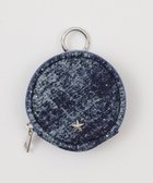 【ウィゴー/WEGO】のワンポイントスタッズサークルポーチ ブルー|ID: prp329100004438341 ipo3291000000033482661