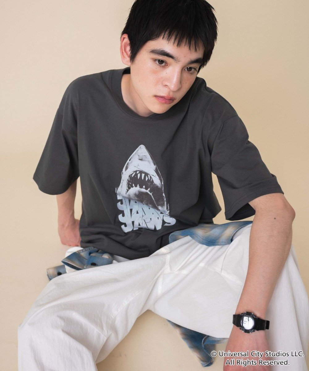 【ウィゴー/WEGO】の【新柄追加/JAWS/ユニセックス着用ITEM/SMLサイズ展開】JAWSグラフィックT(S) インテリア・キッズ・メンズ・レディースファッション・服の通販 founy(ファニー) 　ファッション　Fashion　レディースファッション　WOMEN　トップス・カットソー　Tops/Tshirt　シャツ/ブラウス　Shirts/Blouses　ロング / Tシャツ　T-Shirts　カットソー　Cut and Sewn　インナー　Inner　春　Spring　秋　Autumn/Fall　カットソー　Cut And Sew　カーゴパンツ　Cargo Pants　カーディガン　Cardigan　グラフィック　Graphic　シンプル　Simple　スマホ　Smartphone　デニム　Denim　人気　Popularity　フィット　Fit　フロント　Front　プリント　Print　別注　Special Order　半袖　Short Sleeve　リラックス　Relax　S/S・春夏　Ss・Spring/Summer　おすすめ　Recommend　夏　Summer　柄4|ID: prp329100004438370 ipo3291000000031984702