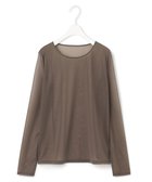 【アイシービー/iCB】の【洗える】 マットトリコットチュール シアーカットソー 人気、トレンドファッション・服の通販 founy(ファニー) ファッション Fashion レディースファッション Fashion for Women トップス・カットソー Cut & Sew Tops シャツ・ブラウス・オフィスカジュアル Elegant Blouses & Button-Ups ロングTシャツ・Tシャツ Longline T-Shirts & Tees カットソー・ベーシックTシャツ Cut-and-Sewn Tops / Stretch Tees & Basics 2024年 2024 2024-2025秋冬・A/W Autumn/Winter 2024–25 AW24–25 なめらか Smooth, Silky Texture インナー Innerwear カットソー Cut and Sewn Top シアー Sheer, See-Through スリーブ Sleeve, Long Sleeve / Short Sleeve チュール Tulip, Tulip Motif トレンド Trend, Trending Now ドレープ Drape, Draping Fabric フィット Fit, Slim Fit ロング Long, Long-Length 洗える Machine Washable A/W・秋冬 Autumn/Winter thumbnail フォーン系|ID: prp329100004439289 ipo3291000000033478746