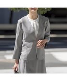 【ジェイ プレス/J.PRESS】の【セットアップ対応・洗える・UVケア・速乾】 OXIJEWELストレッチ ノーカラー ジャケット ライトグレー系|ID: prp329100004439294 ipo3291000000033569692