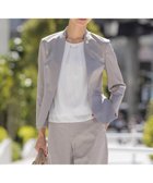 【ジェイ プレス/J.PRESS】の【セットアップ対応・洗える・撥水・防汚】コットンFITTYシャーク ノーカラー ジャケット ベージュ系|ID: prp329100004439300 ipo3291000000033641299