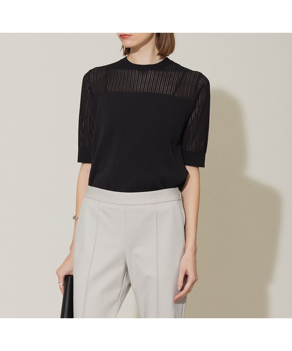 【アイシービー/iCB】の【洗える】 レースニットトップス 人気、トレンドファッション・服の通販 founy(ファニー) 　ファッション　Fashion　レディースファッション　WOMEN　トップス・カットソー　Tops/Tshirt　ニット　Knit Tops　インナー　Inner　春　Spring　洗える　Washable　サマー　Summer　シルク　Silk　ジャケット　Jacket　セーター　Sweater　レース　Race　ワイドリブ　Wide Rib　S/S・春夏　Ss・Spring/Summer　おすすめ　Recommend　夏　Summer　2024年　2024　2024春夏・S/S　Ss,Spring/Summer,2024　エレガント 上品　Elegant　 other-1|ID: prp329100004439312 ipo3291000000031966693