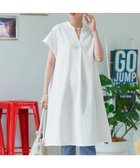 【ティアクラッセ/Tiaclasse】の【洗える】リネンミックススキッパーシャツワンピース オフホワイト|ID: prp329100004439364 ipo3291000000033364008