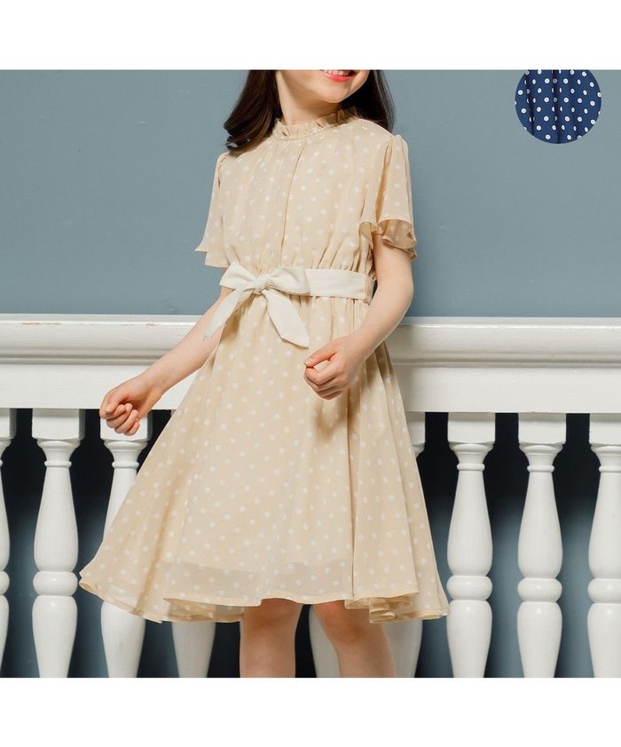 【組曲 / KIDS/KUMIKYOKU】の【110-140㎝】アメリドット ワンピース インテリア・キッズ・メンズ・レディースファッション・服の通販 founy(ファニー) https://founy.com/ ファッション Fashion キッズファッション Fashion for Kids ワンピース Dresses エアリー Airy Texture ギャザー Gathered, Ruffled シフォン Chiffon, Lightweight Fabric シャーリング Shirring, Ruched スリーブ Sleeve, Long Sleeve / Short Sleeve ドット Polka Dot, Dot Pattern フレア Flare, Flared 夏 Summer 春 Spring S/S・春夏 SS, Spring/Summer, Warm Season |ID: prp329100004441207 ipo3291000000033629296