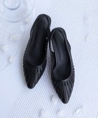 【ティアクラッセ/Tiaclasse】の【小倉優子さん着用・フラット ヒール2TYPE】ケージデザインシアーパンプス ヒール:ブラック|ID: prp329100004441319 ipo3291000000031962635