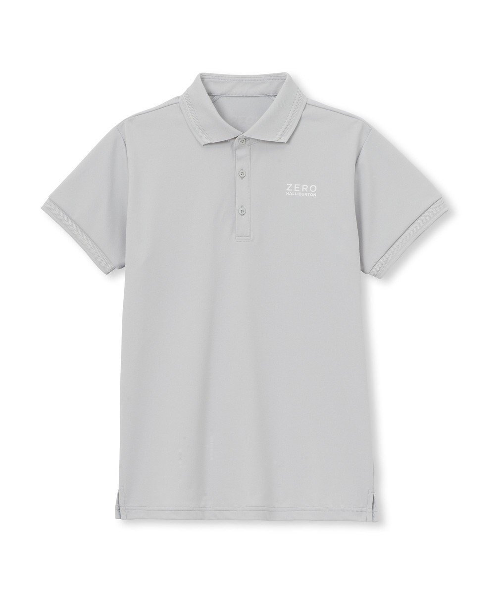 【ゼロハリバートン/ZERO HALLIBURTON】のZHG-W6a ロゴ入りポロシャツ82696 ZERO HALLIBURTON ゼロハリバートン レディースゴルフ Tシャツ インテリア・キッズ・メンズ・レディースファッション・服の通販 founy(ファニー) 　ファッション　Fashion　レディースファッション　WOMEN　トップス・カットソー　Tops/Tshirt　シャツ/ブラウス　Shirts/Blouses　ロング / Tシャツ　T-Shirts　ポロシャツ　Polo Shirts　ゴルフ　Golf　スウィング　Swing　ストレッチ　Stretch　スリーブ　Sleeve　パターン　Pattern　プリント　Print　ポロシャツ　Polo Shirt　夏　Summer　春　Spring　S/S・春夏　Ss・Spring/Summer　無地　Plain Color　軽量　Lightweight　シルバーグレー|ID: prp329100004441342 ipo3291000000031744885