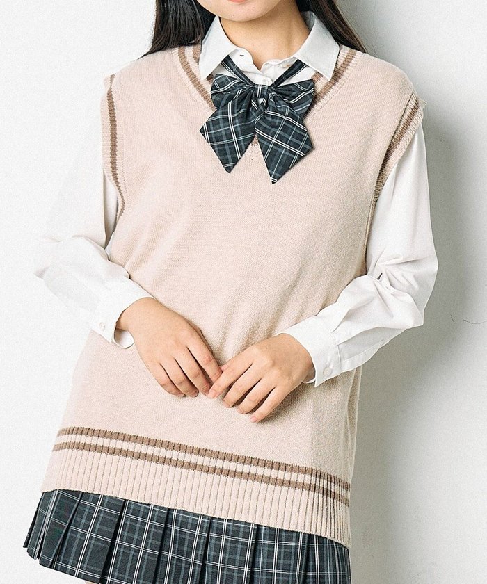 【ウィゴー/WEGO】の【SCHOOLITEM】ラインスクールニットベスト インテリア・キッズ・メンズ・レディースファッション・服の通販 founy(ファニー) https://founy.com/ ファッション Fashion レディースファッション WOMEN アウター Coat Outerwear トップス・カットソー Tops/Tshirt ニット Knit Tops ベスト/ジレ Gilets/Vests スウェット Sweat ベスト Vest 再入荷 Restock/Back In Stock/Re Arrival 半袖 Short Sleeve A/W・秋冬 Aw・Autumn/Winter・Fw・Fall-Winter 長袖 Long Sleeve |ID: prp329100004441534 ipo3291000000031987755