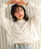 【グリーンパークス/Green Parks】の・ANDSEARCH ドロストリボンブラウス Off White|ID: prp329100004441589 ipo3291000000032554380