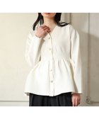 【グリーンパークス/Green Parks】の・ANDSEARCH ペプラムニットカーディガン Off White|ID: prp329100004441590 ipo3291000000031991406