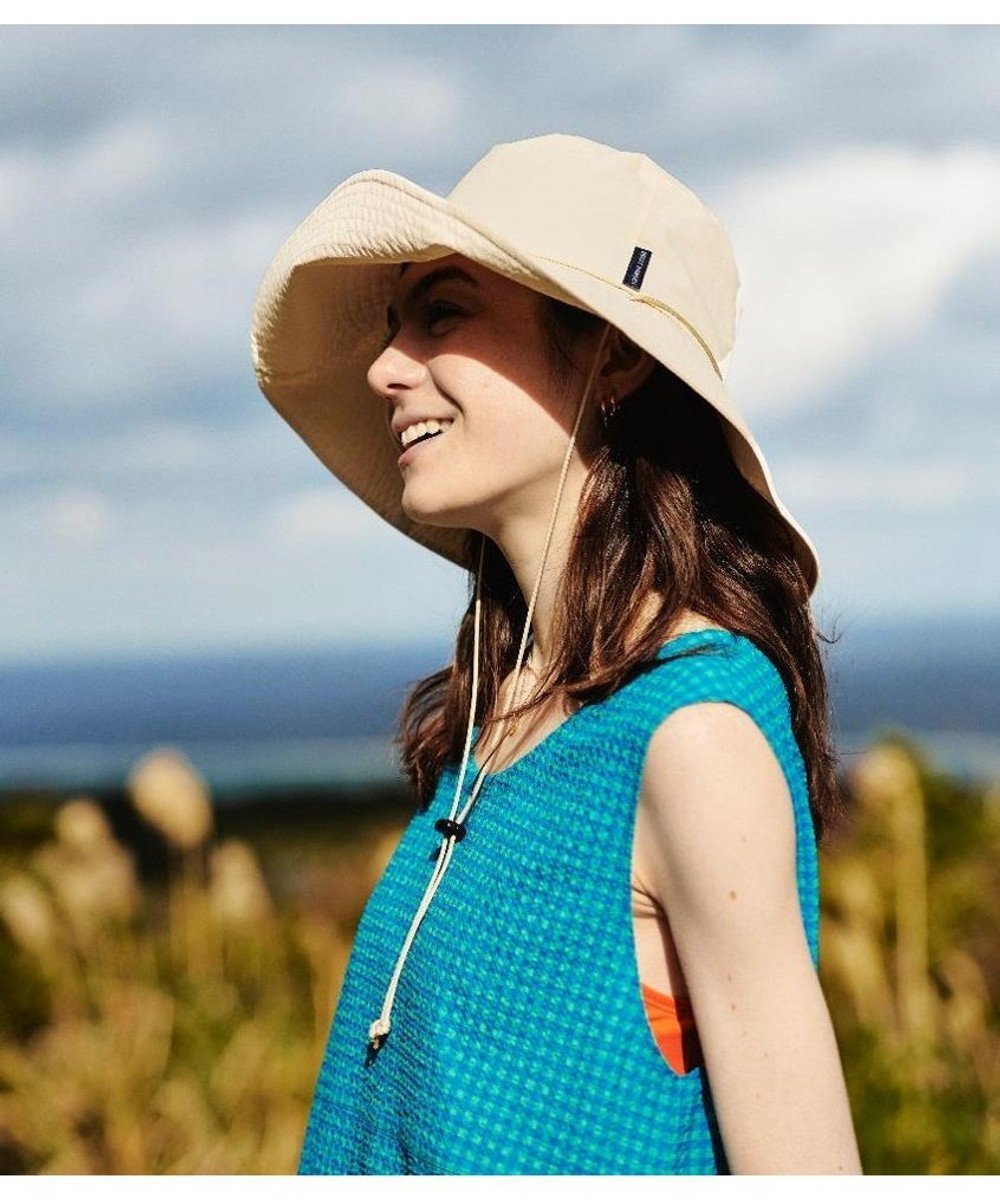 【ヘリーハンセン/HELLY HANSEN】の【はっ水・UVカット】ビーチフレアハット インテリア・キッズ・メンズ・レディースファッション・服の通販 founy(ファニー) 　ファッション　Fashion　レディースファッション　WOMEN　帽子　Hats　タフタ　Taffeta　フィット　Fit　帽子　Hat　アイボリー|ID: prp329100004441609 ipo3291000000032277401