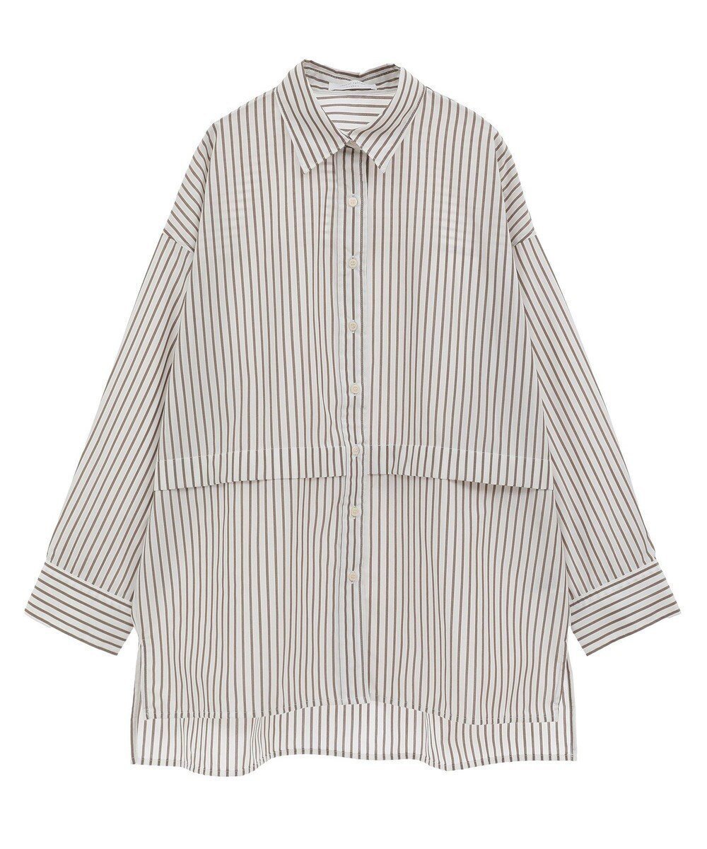 【グリーンパークス/Green Parks】のラメストライプタックシャツチュニック 人気、トレンドファッション・服の通販 founy(ファニー) 　ファッション　Fashion　レディースファッション　WOMEN　ワンピース　Dress　チュニック　Tunic　おすすめ　Recommend　ストライプ　Stripe　スリット　Slit　チュニック　Tunic　ボトム　Bottom　ポケット　Pocket　エレガント 上品　Elegant　切替　Switching　夏　Summer　春　Spring　S/S・春夏　Ss・Spring/Summer　長袖　Long Sleeve　 other-1|ID: prp329100004441633 ipo3291000000031580112