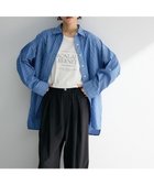 【グリーンパークス/Green Parks】のラメストライプタックシャツチュニック 人気、トレンドファッション・服の通販 founy(ファニー) ファッション Fashion レディースファッション WOMEN ワンピース Dress チュニック Tunic おすすめ Recommend ストライプ Stripe スリット Slit チュニック Tunic ボトム Bottom ポケット Pocket エレガント 上品 Elegant 切替 Switching 夏 Summer 春 Spring S/S・春夏 Ss・Spring/Summer 長袖 Long Sleeve thumbnail Blue|ID: prp329100004441633 ipo3291000000031580117
