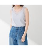 【グリーンパークス/Green Parks】の・SUGAR SPOON シアー切替タンクトップ Light Gray|ID: prp329100004441651 ipo3291000000031743974