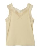 【グリーンパークス/Green Parks】の・SUGAR SPOON シアー切替タンクトップ Yellow|ID: prp329100004441651 ipo3291000000031743978