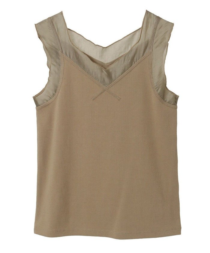 【グリーンパークス/Green Parks】の・SUGAR SPOON シアー切替タンクトップ インテリア・キッズ・メンズ・レディースファッション・服の通販 founy(ファニー) https://founy.com/ ファッション Fashion レディースファッション Fashion for Women トップス・カットソー Cut & Sew Tops おすすめ Recommended / Our Picks インナー Innerwear カーディガン Cardigan, Knitwear シアー Sheer, See-Through タンク Tank Top, Sleeveless Top ポケット Pocket, Pocket Detail 切替 Switching, Contrast Panel 夏 Summer 春 Spring S/S・春夏 SS, Spring/Summer, Warm Season |ID: prp329100004441651 ipo3291000000033115966